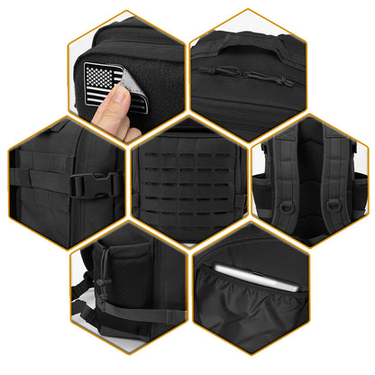 25L Tactical Outdoor Backpack MOLLE Design